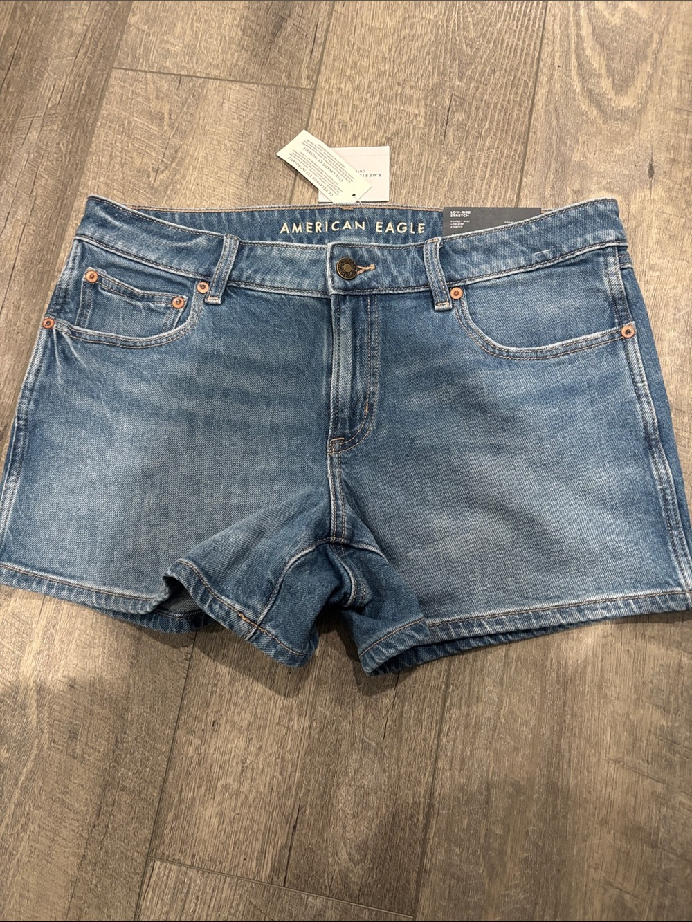 American Eagle Outfitters Light Blue Denim Jean Shorts
